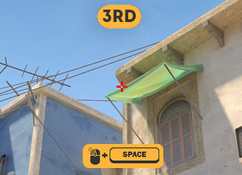 CT Spawn ➝ Mid - Spawn #3 Lineup