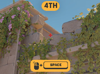 CT Spawn ➝ Stairs - Spawn #4 Lineup