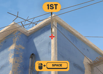 CT Spawn ➝ Mid - Spawn #1 Lineup