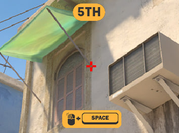 CT Spawn ➝ Mid - Spawn #5 Lineup